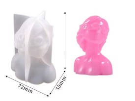 Molde silicona mujer ojos vendados